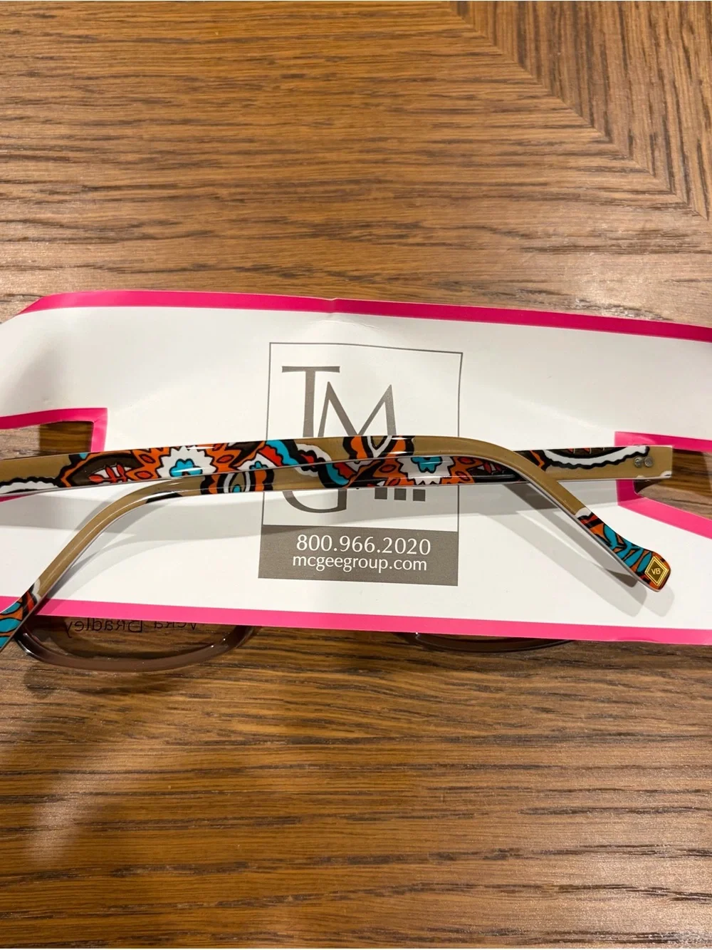 New NWT Vera Bradley Burgundy Brown Women's Eyeglass Frames 54-15-140 with case